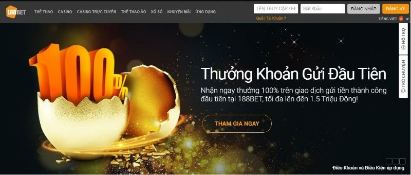 188Bet – Sân chơi giải trí uy tín dành cho cược thủ Việt
