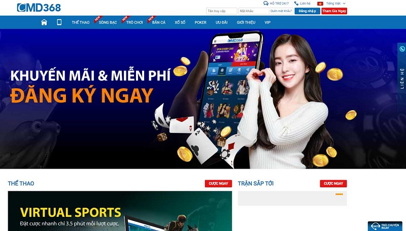 CMD368 - Thiên đường giải trí cá cược uy tín nhất 2023