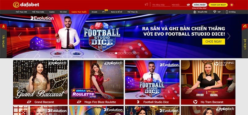 Dafabet - Thương hiệu nhà cái mang lại sự vương giả