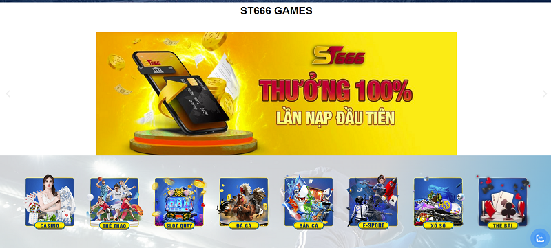 Nhà cái ST666 - Đẳng cấp cá cược quốc tế ngay tại Việt Nam