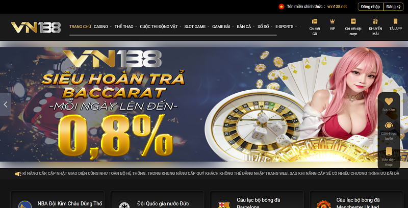 VN138 – Nhà cái uy tín đầy sức hút với dân cược Việt