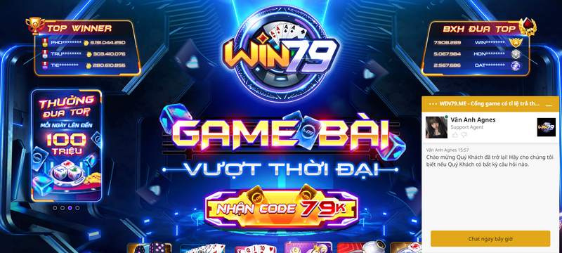 Win79 - Địa chỉ giải trí khiến anh em mê say quên lối về